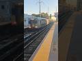 LIRR Port Jefferson Branch train #6609 arriving at Huntington #shorts #fyp #longislandrailroad