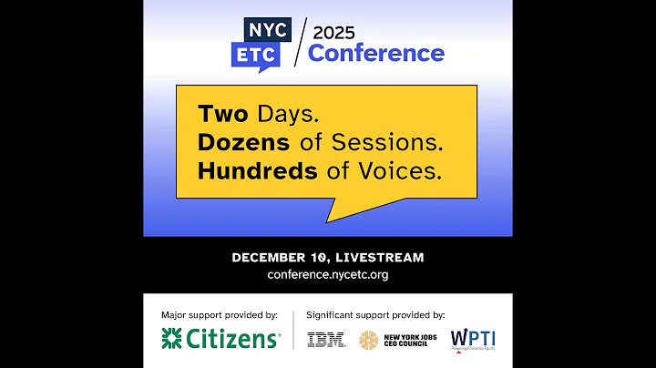 2025 NYCETC Conference: Built to Learn, Built to Last: A Business Solution