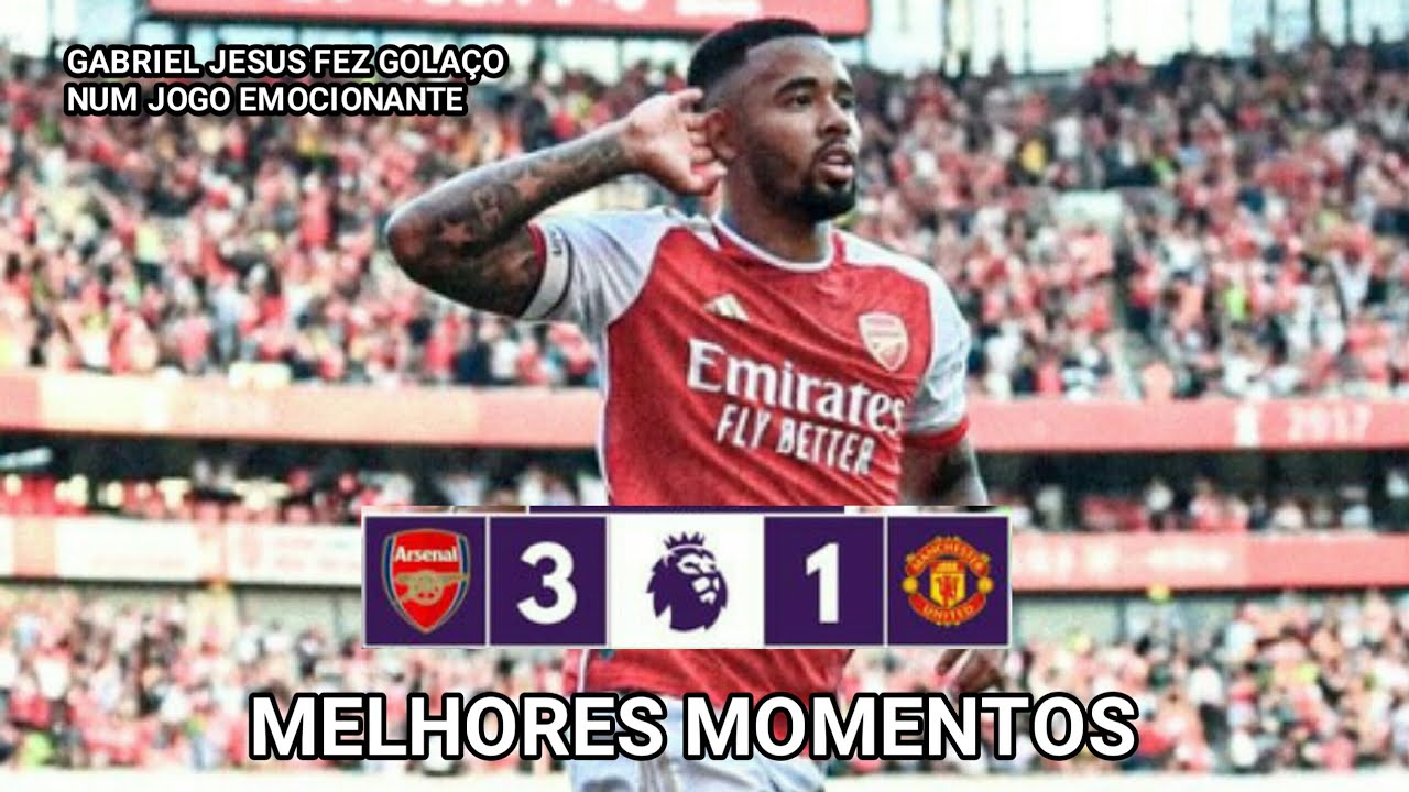 Manchester United 3 x 1 Arsenal  Campeonato Inglês: melhores momentos