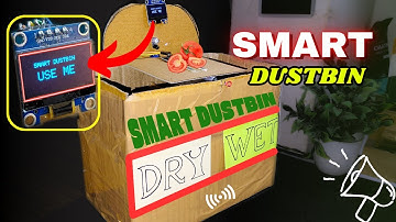 How to make SMART DUSTBIN | Automatic Waste Segregation (Dry & Wet) | Science Project for School