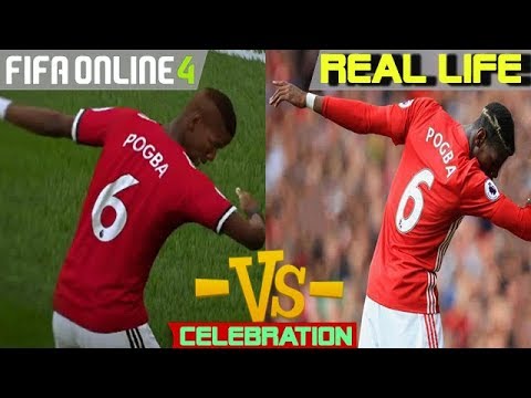 FIFA Online 4 VS Real Life Celebration Comparison ☝😱