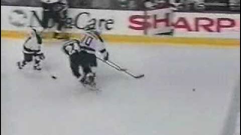 Erik Rasmussen Big Hit on Kapenen Apr 8, 2004