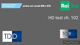 *CREAZIONE* Rai 3 HD TGR in HD Friuli Venezia Giulia