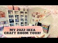 MY 2022 IKEA Craft Room Tour!