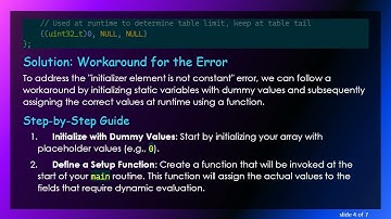 Resolving the initializer element is not constant Error in C with # define