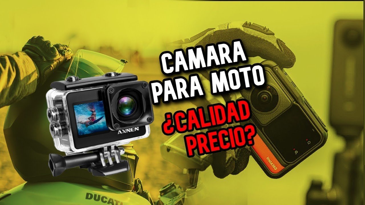 La MEJOR camara de ACCION calidad precio? (Prueba de GRABACION en MOTO)  AXNEN A10 