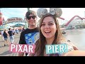 First Time at Pixar Pier! Disneyland Date!