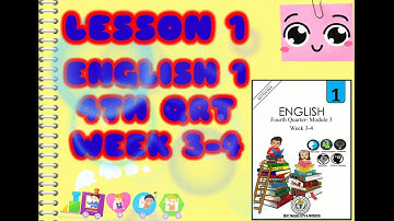 ENGLISH1 4th QRT WEEK3-4|LESSON1 CLASSIFY FAMILIAR WORDS INTO BASIC CATEGORIES:COLOR