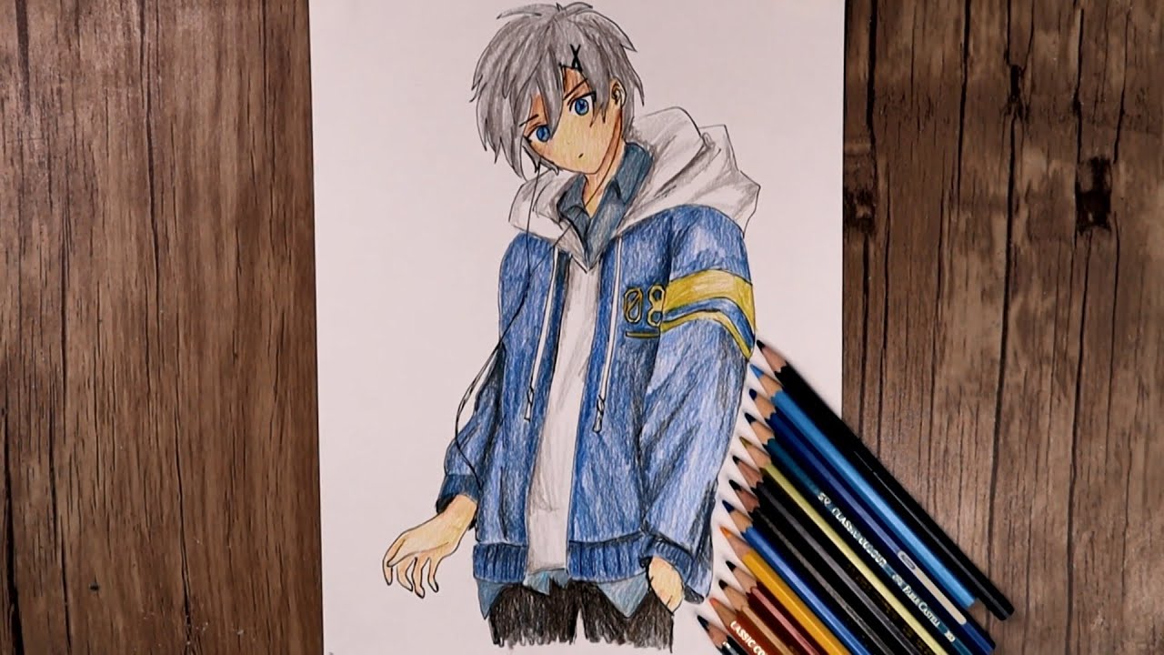 Anime Drawing and Painting, Anime Drawing Asmr, Anime Drawing Boy Easy