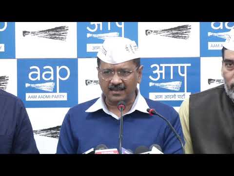 AAP National Convenor Arvind Kejriwal Addressed Media on Upcoming Lok Sabha Election