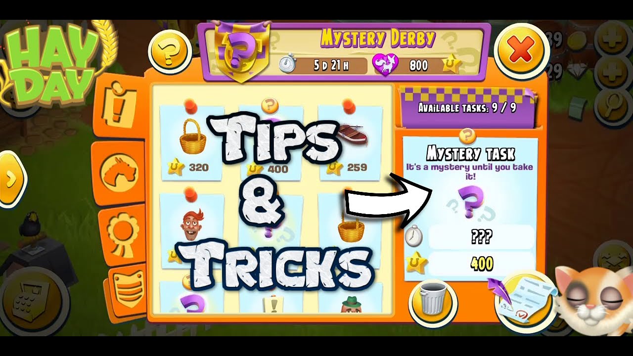 Hay Day Mystery Derby TIPS & TRICKS! How to Play Mystery Derby!