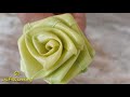 How make flower with palm leaf craftmaking palmleafrose palmleaf palmrose