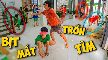 Thái Chuối Thử Thách Bịt Mắt Trốn Tìm Trong Nhà - Cười Bay Nết