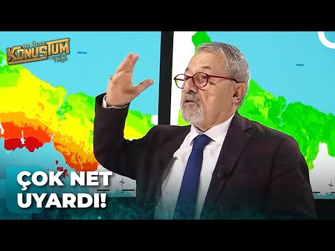 Naci Görür, Beklenen Depremin Yıkıcılığını Haritadan Gösterdi! | Az Önce Konuştum