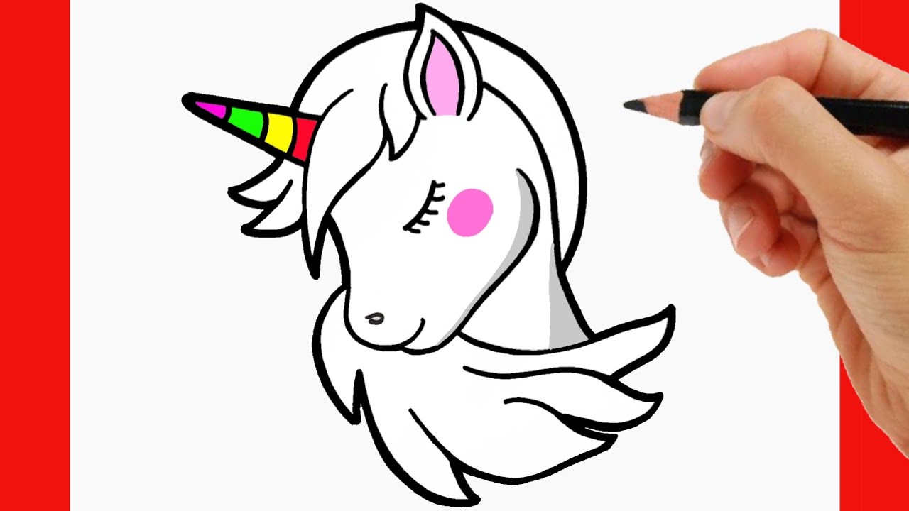 HOW TO DRAW AN EASY UNICORN - YouTube