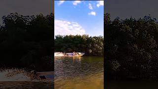 Water Doofus gets pure oyster bed karma in a no wake zone #fishing #boat #karma