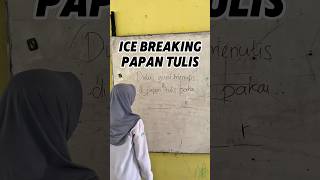 Back in the day, teachers wrote on the chalkboard using…. #icebreaking