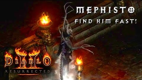 Find Mephisto Fast - Read the Map! [Diablo 2 Resurrected Pathfinding]