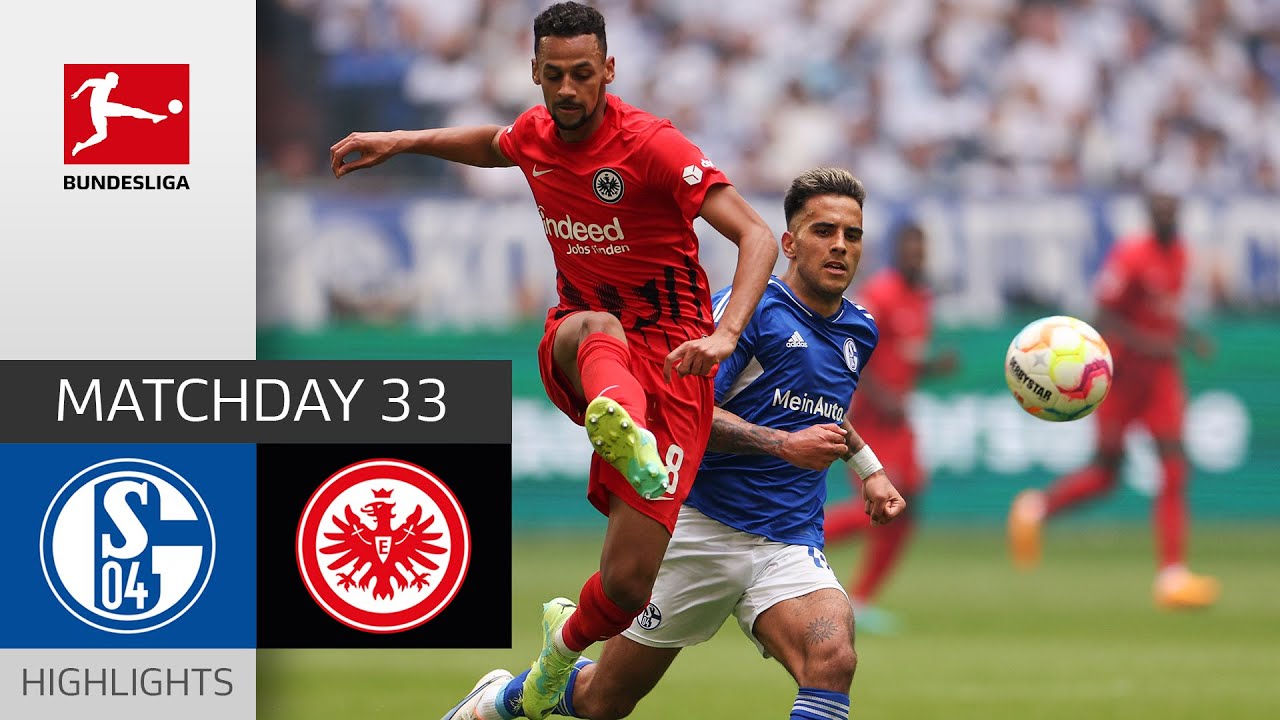 Late Equalizer Keeps Schalke Alive! | Schalke - Frankfurt 2-2 | Highlights | MD 33 – Bundesliga