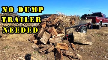 No dump trailer needed, winch powered trailer uploader