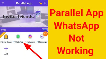 Parallel App Whatsapp Clone Not Working Problem Solve
