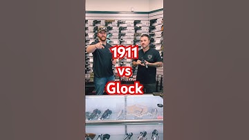 1911 vs. Glock 🤪 watch the full range day video on our YouTube #1911 #Glock #RangeDay