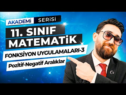 Fonksiyon Uygulamaları 3.Ders | Pozitif-Negatif/Artan-Azal Aralıklar | 11.Sınıf Konu Anlatımı