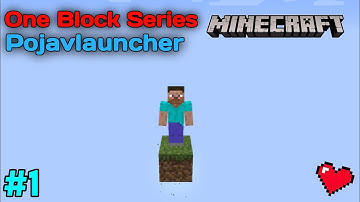 One Block Series In Pojavlauncher | Pojavlauncher | 1.16.5 | Trending | One Block | Java Edition