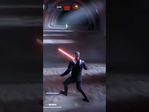 Lore accurate Yoda vs Dooku fight #starwars