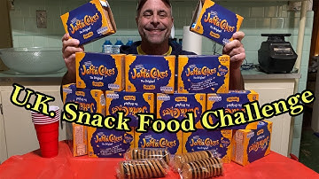 Jaffa Cake UK Snack Food Challenge