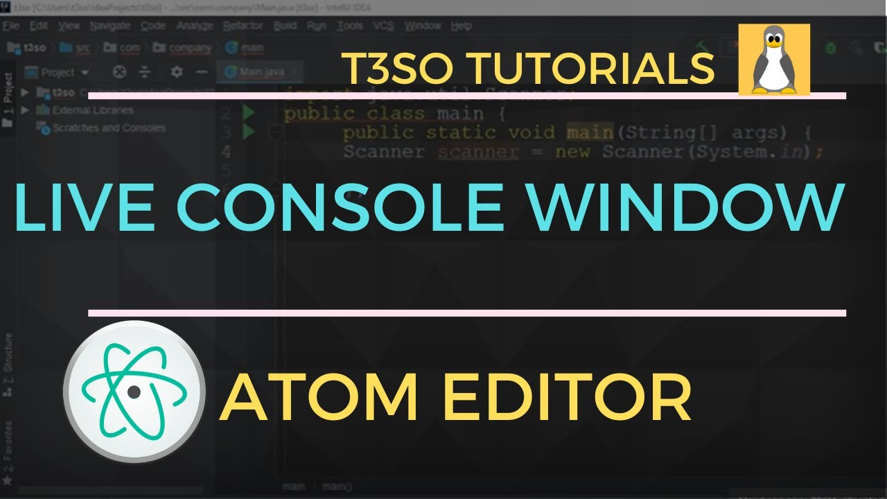 How To Add A Live Console Window To Atom Editor