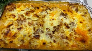 لازانيا باللحم المفروم ،هذا هو سرتحضيرها بطريقة سهلة وسريعة، Lasagna with minced meat, very tasty