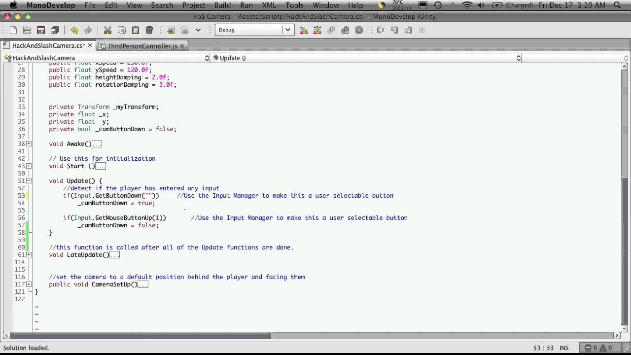 89 unity3d tutorial input manager part 1 youtube