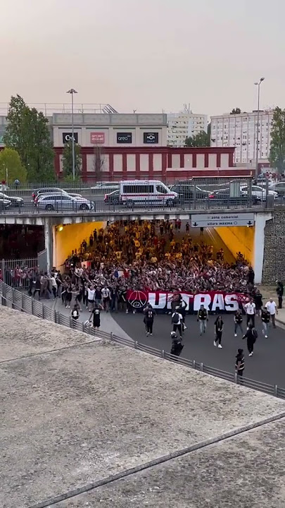 Paris (PSG) Ultras at Lisbon Stadium