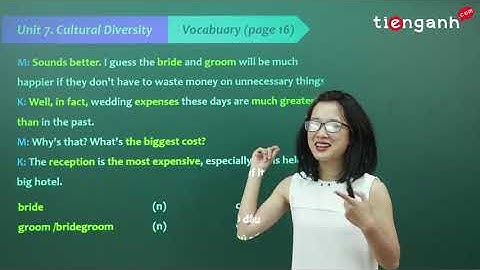 Tiếng anh lớp 10 - Video Unit 7: Cultural diversity - Vocabulary