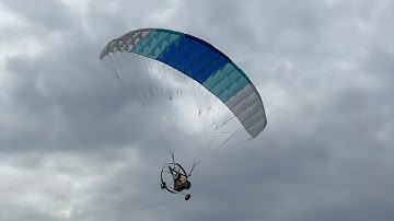 Air to air with an RC Paramotor - DJI FPV Drone