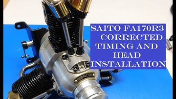 Saito FA170R3 Customer Rebuild Part 5