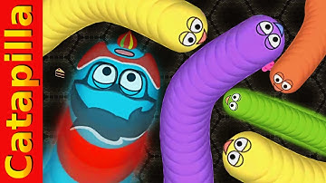 Wormate.io Trolling Killer Pro Worm vs Noob Worms Gameplay. Epic Wormateio Funny Moments.