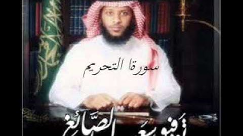 سورة التحريم بصوت القارئ توفيق الصائغ