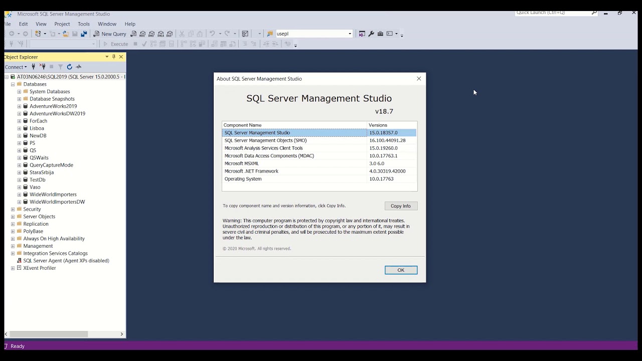Ssms 18 Debugger – Can we get the T-SQL debugger back? – CASIA