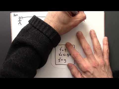 Relativity 01.07.  Galilean Transformation Example
