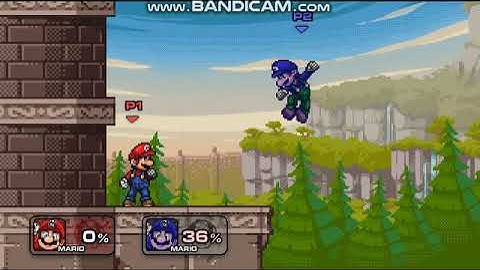 SSF2 Mods: Mario Down-Smash Test