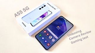 Samsung Galaxy A55 5g Unboxing and Review | 50MP OIS Camera | 120Hz Display | IP65 Water Resistant