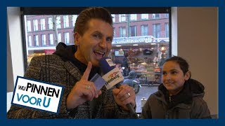LEKKERNIJEN uitgedeeld door MISTER PIN bij ijssalon Fietje - Winkelcentrum Ypenburg