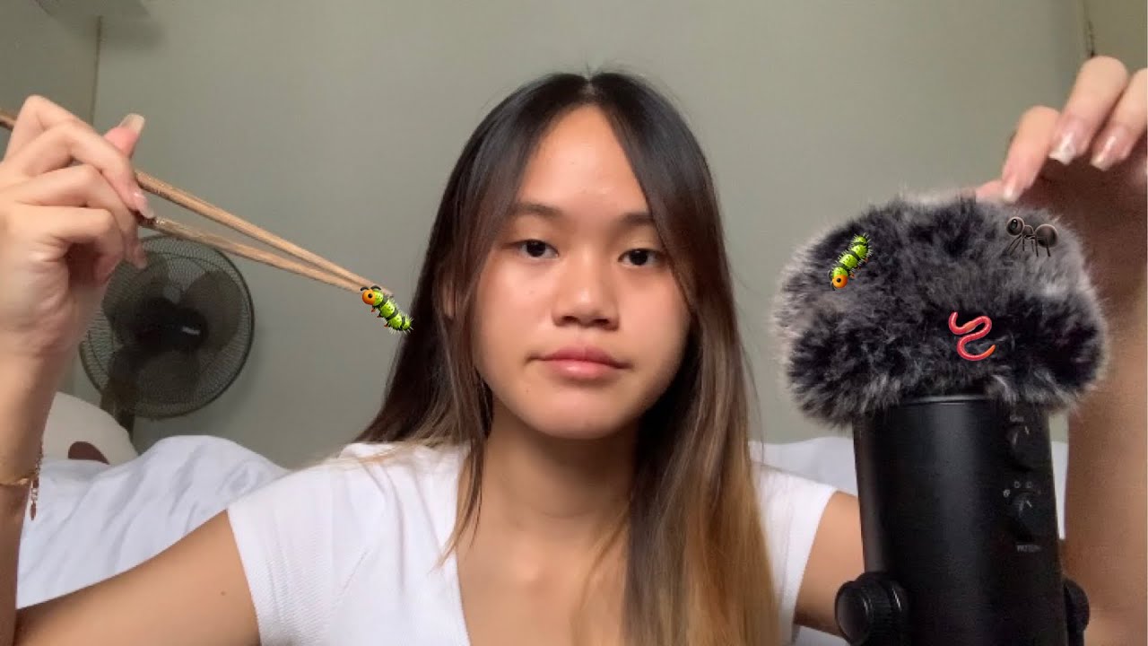 ASMR bug searching and plucking 🐜