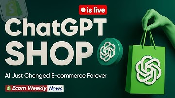 ChatGPT Becomes a Store?! The Future of E-Commerce Starts Here 🤯