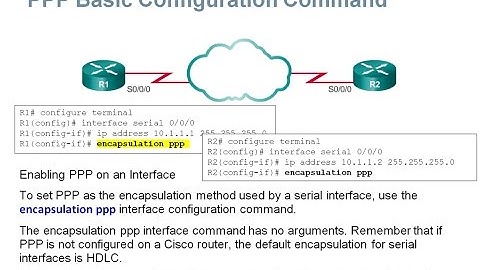 3.3  Configuring PPP (CCNA 4: Chapter 3: Point-to-Point Connections)