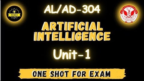 Al304 | Artificial intelligence unit 1 in one shot | important concepts #rgvp #procoderjii #aiml