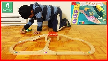 RoboBloq Coding Express - Color-Driven Wooden Toy Train Set