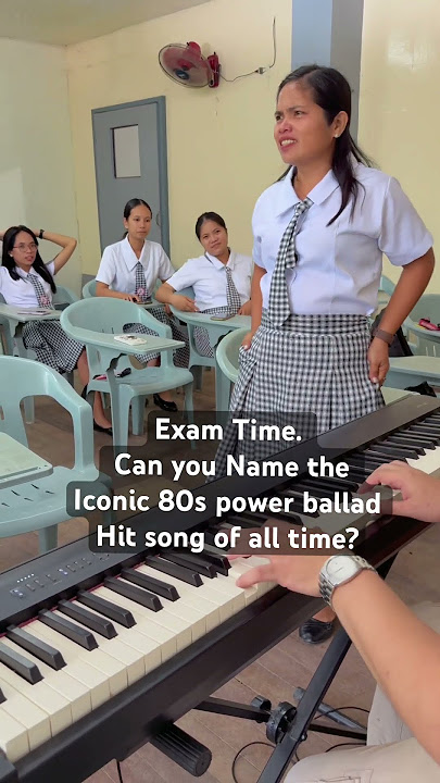 Name the Iconic 80s hits  power ballad love song.  Name that tune. #namethattune #80s